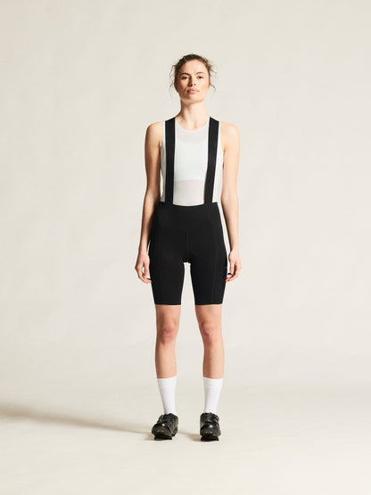Women's Endur Bib Cycling Shorts C2 - Black Women's Shorts, Skirts, and Dresses Craft Sportswear NA