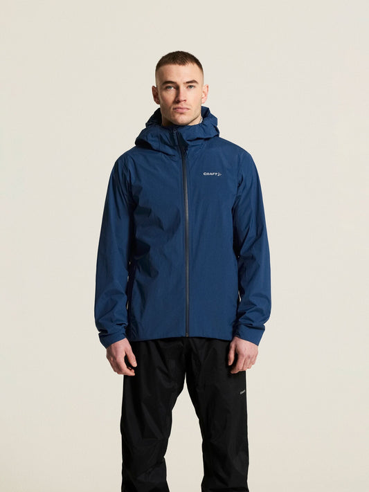 Men's Everyday Hydro Cycling Jacket - Deep Men's Jackets and Vests Craft Sportswear NA