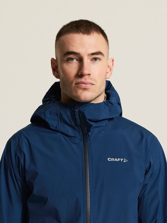 Men's Everyday Hydro Cycling Jacket - Deep Men's Jackets and Vests Craft Sportswear NA