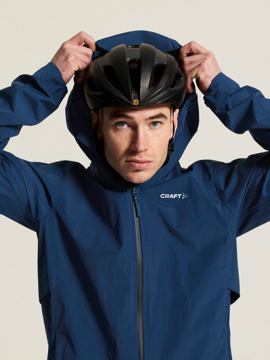 Men's Everyday Hydro Cycling Jacket - Deep Men's Jackets and Vests Craft Sportswear NA