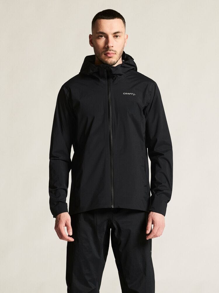 Men's Everyday Hydro Jacket - Black Men's Jackets and Vests Craft Sportswear NA