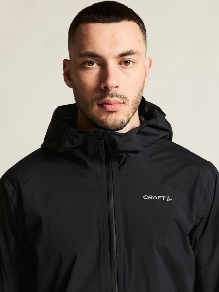 Men's Everyday Hydro Jacket - Black Men's Jackets and Vests Craft Sportswear NA
