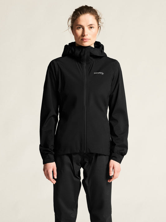 Women's Everyday Cycling Hydro Jacket - Black Women's Jackets and Vests Craft Sportswear NA