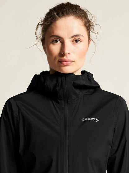 Women's Everyday Cycling Hydro Jacket - Black Women's Jackets and Vests Craft Sportswear NA