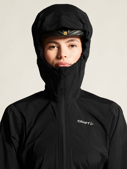 Women's Everyday Cycling Hydro Jacket - Black Women's Jackets and Vests Craft Sportswear NA