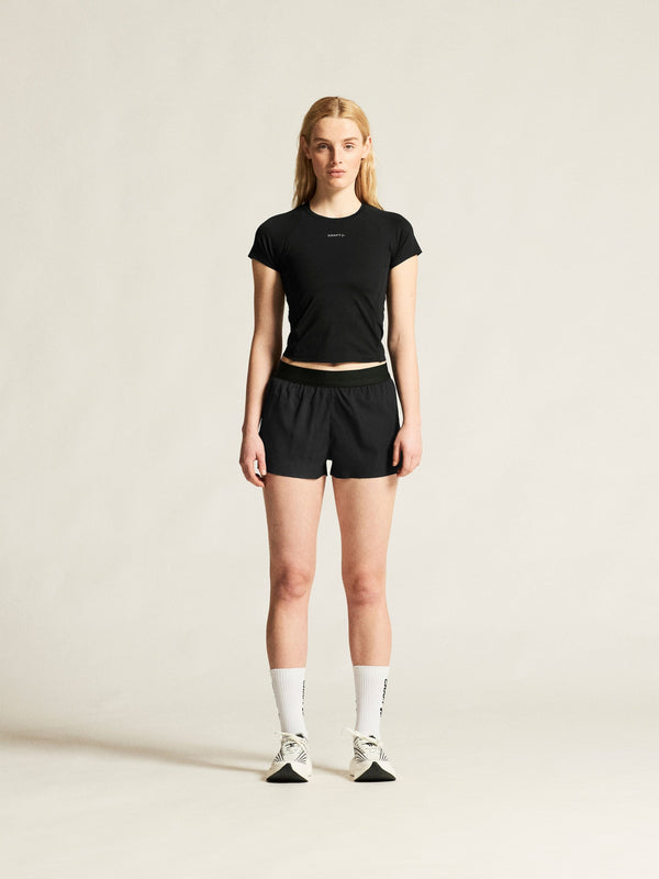 Women's Hypervent Structure Shorts - Black