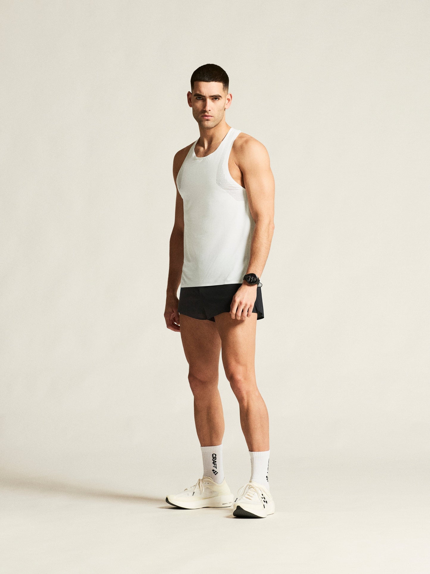 Men's Race Day Singlet 2 - White Men's Tops, T's, and Tanks Craft Sportswear NA
