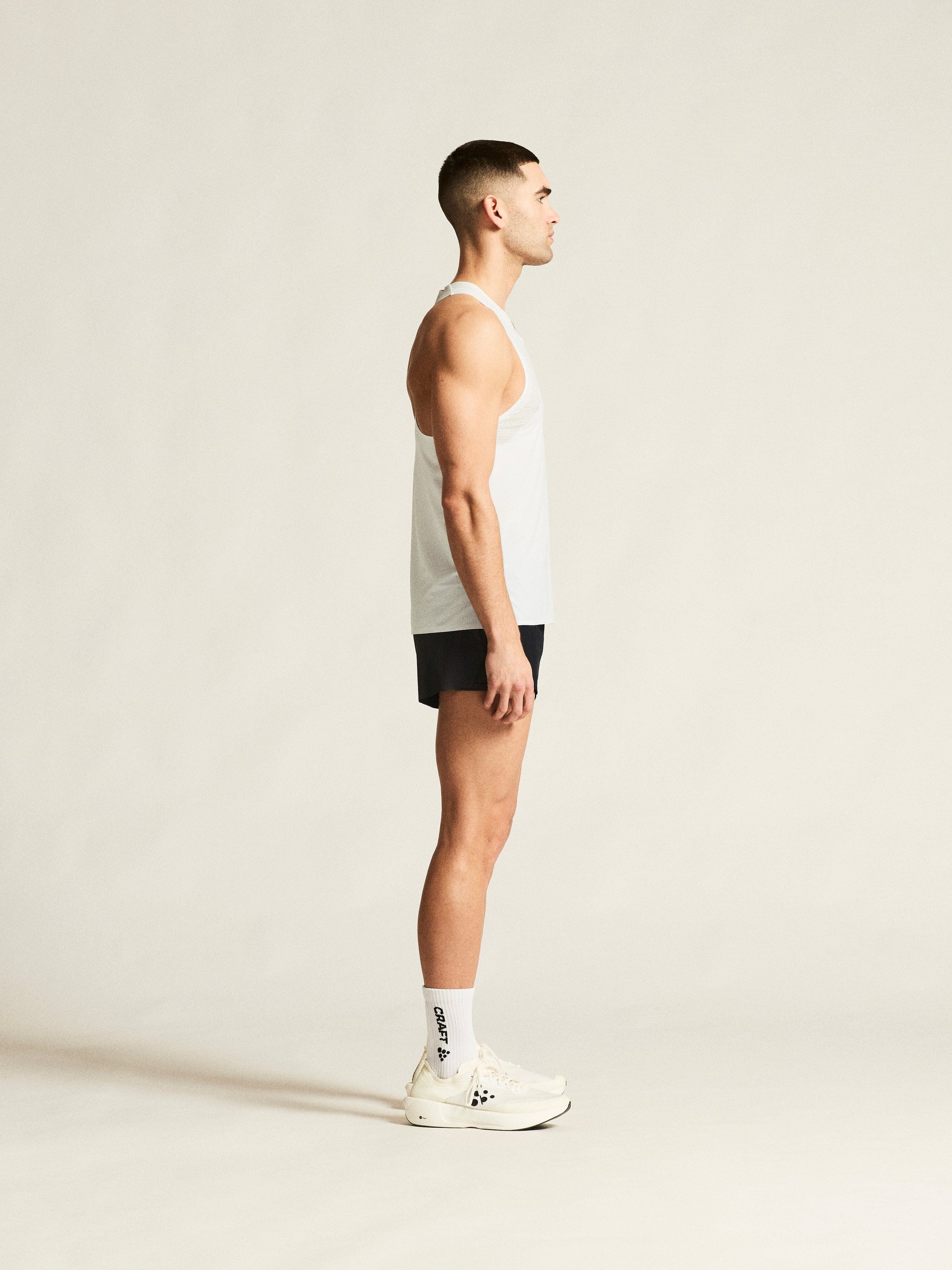 Men's Race Day Singlet 2 - White Men's Tops, T's, and Tanks Craft Sportswear NA