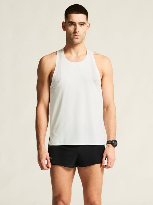 Men's Race Day Singlet 2 - White Men's Tops, T's, and Tanks Craft Sportswear NA