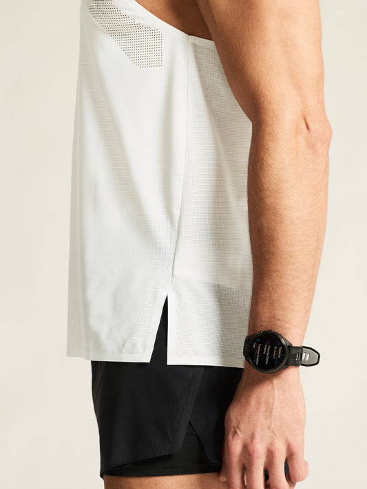 Men's Race Day Singlet 2 - White Men's Tops, T's, and Tanks Craft Sportswear NA