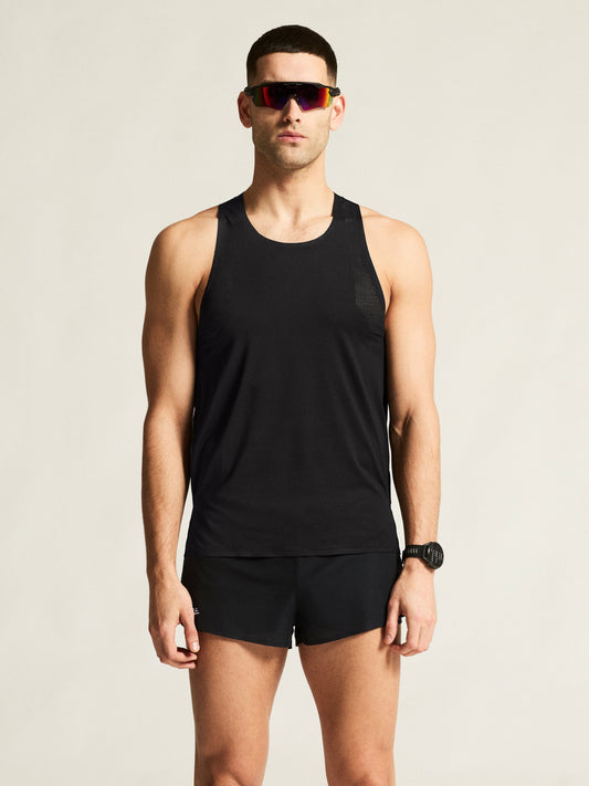 Men's Race Day Singlet 2 - Black Men's Tops, T's, and Tanks Craft Sportswear NA