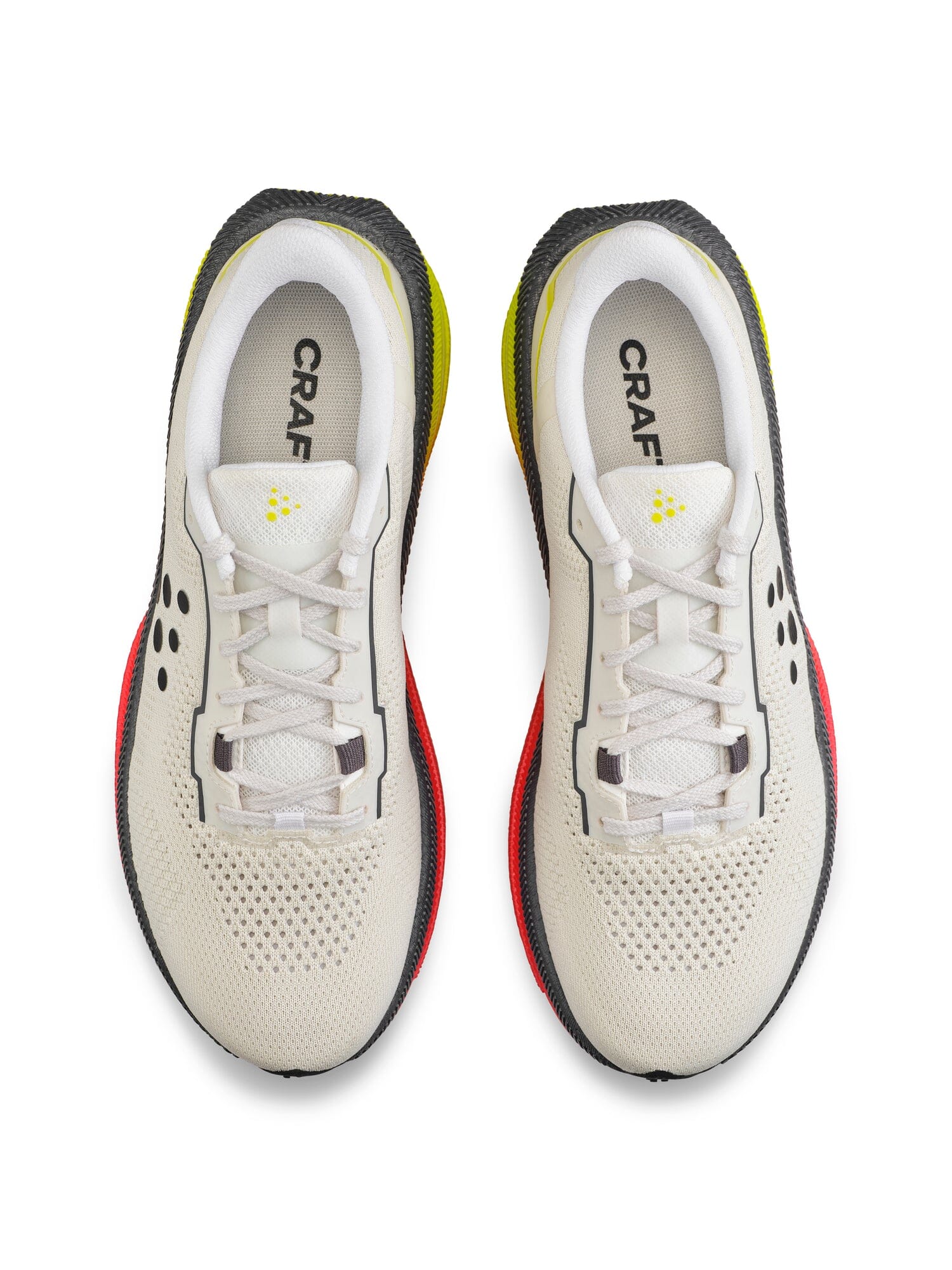 Men's Endurance 3 Running Shoe - Tofu/Contrast Red – Craft