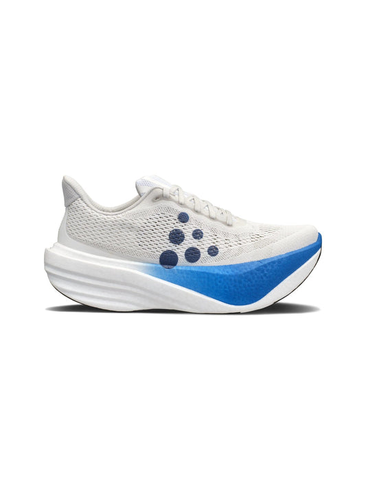 Men's Atmosfär 1 Running Shoe - White/Contrast Blue Craft Sportswear NA