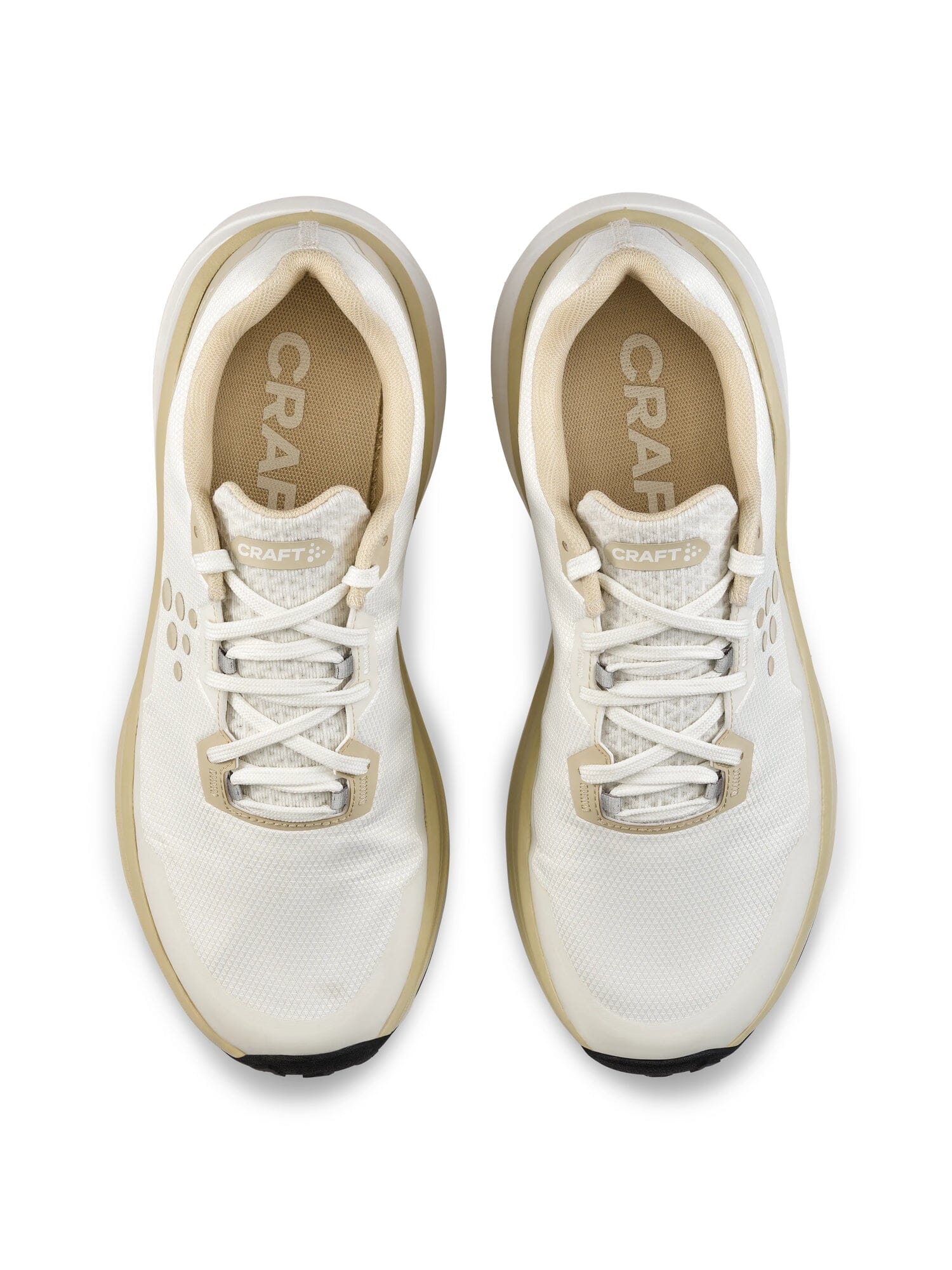 Women's Vild 1 Running Shoe - Ash White/Contrast Beige Craft Sportswear NA