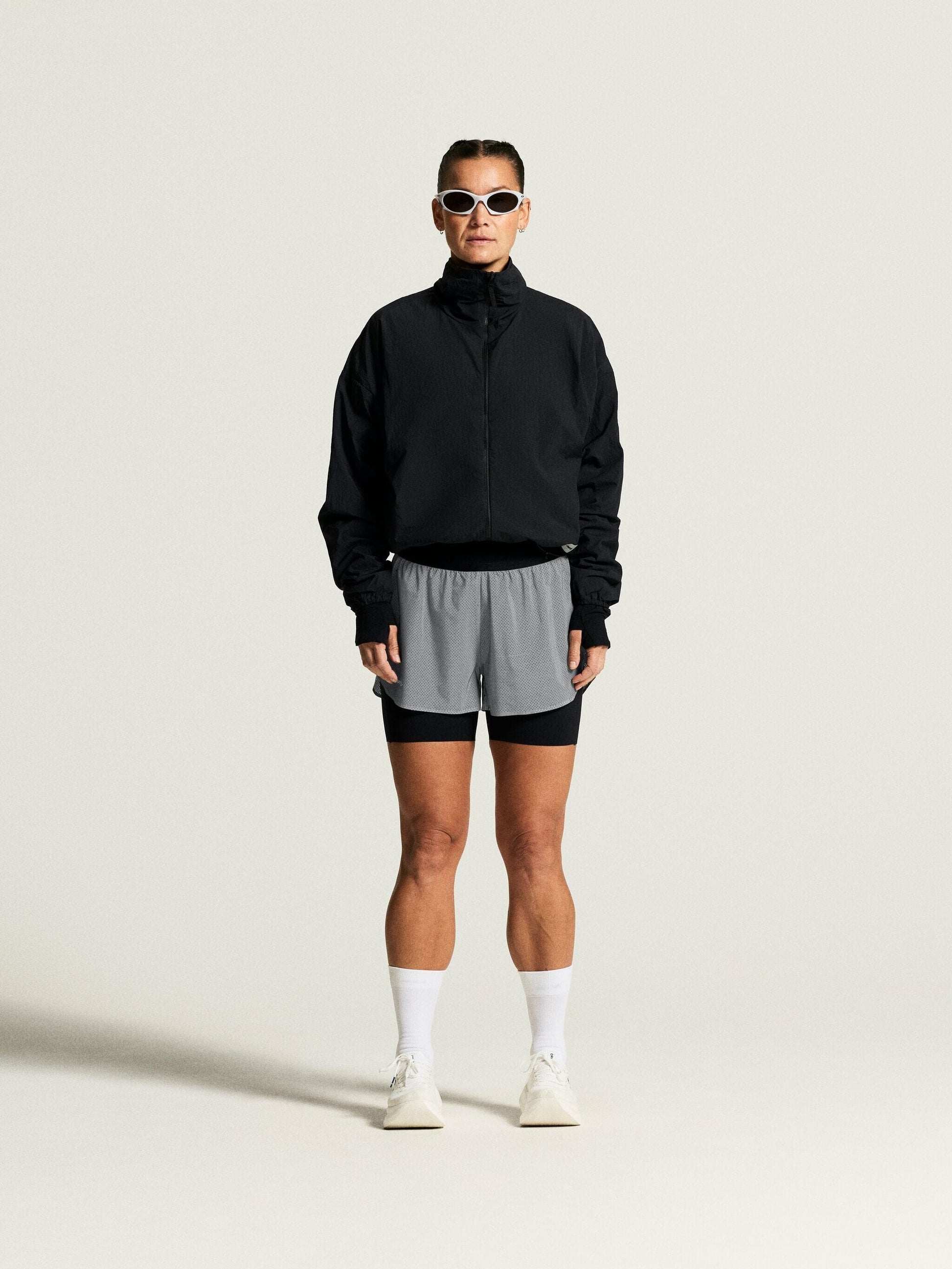 Women's Reflective Shorts - Silver Craft Sportswear NA