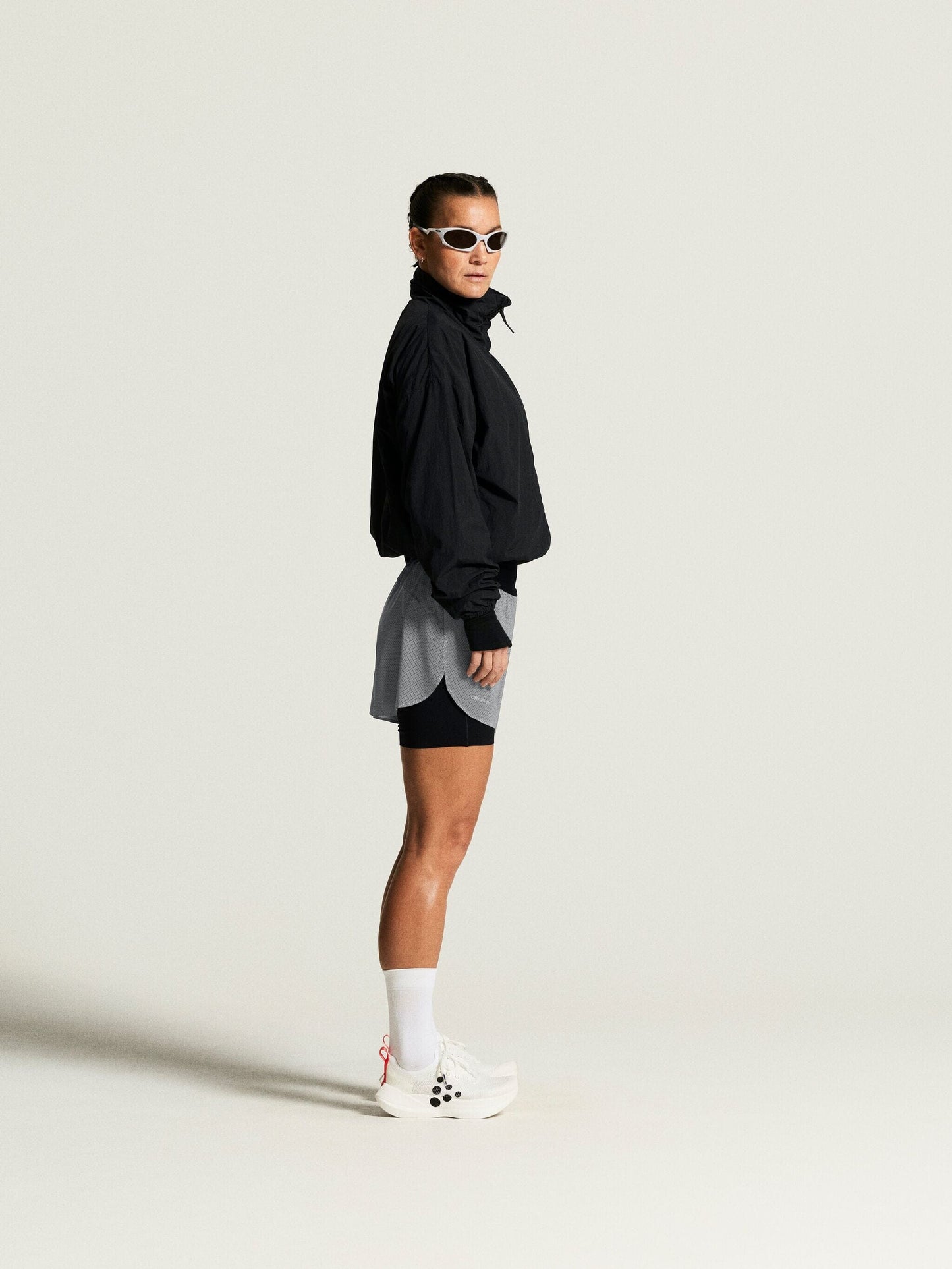 Women's Reflective Shorts - Silver Craft Sportswear NA