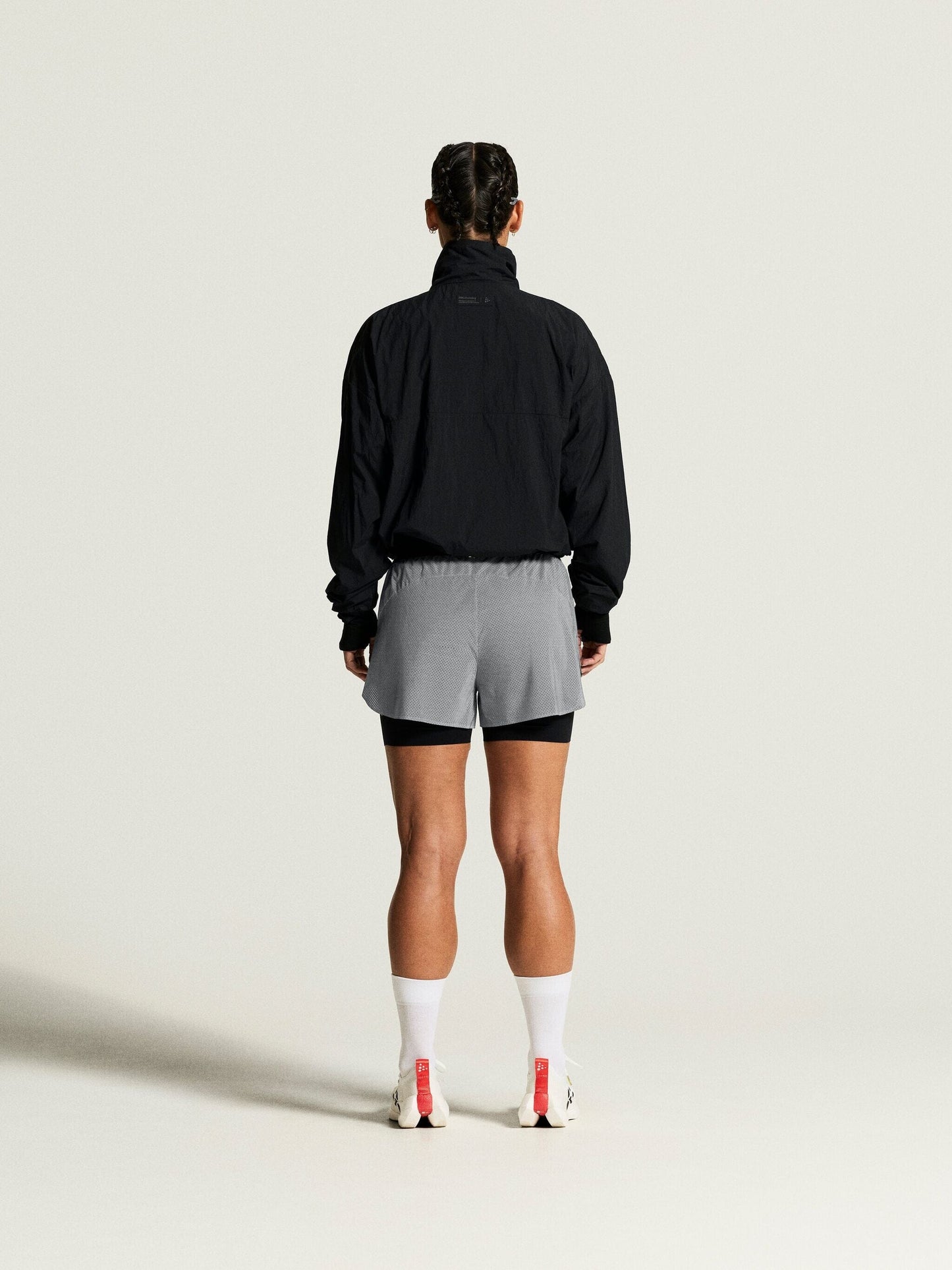Women's Reflective Shorts - Silver Craft Sportswear NA