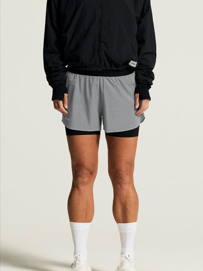 Women's Reflective Shorts - Silver Craft Sportswear NA