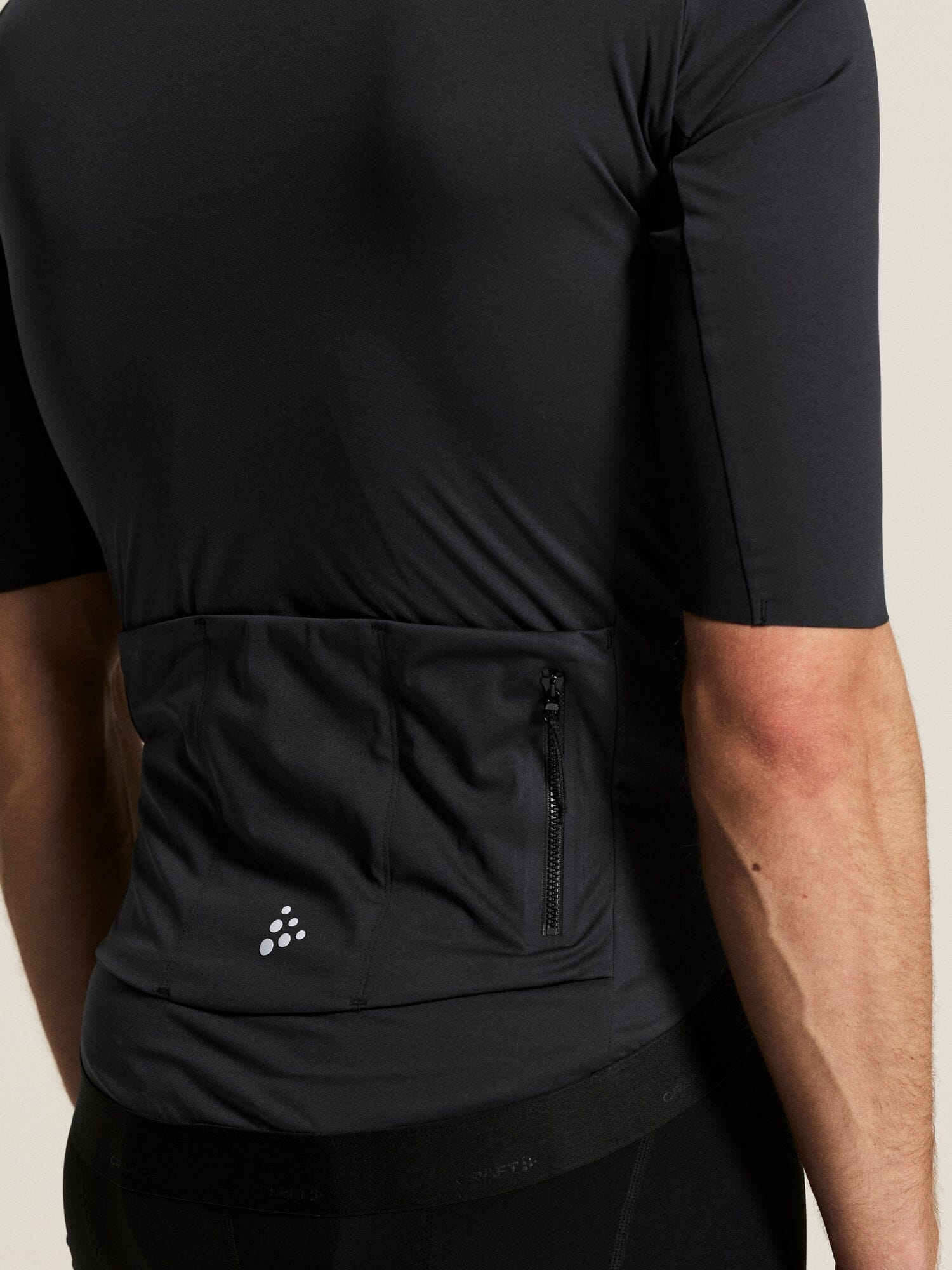 Men's Bike SubZ Short Sleeve Jacket - Black Craft Sportswear NA