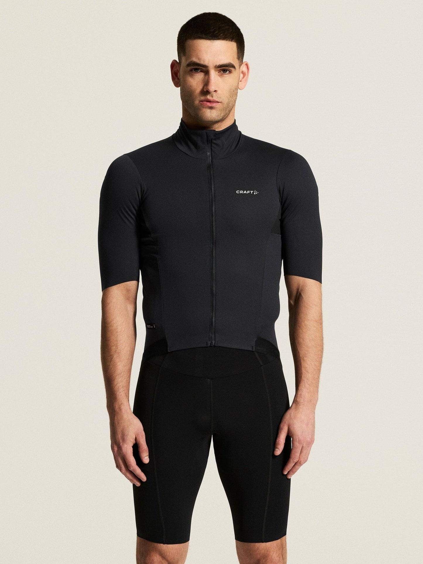 Men's Bike SubZ Short Sleeve Jacket - Black Craft Sportswear NA