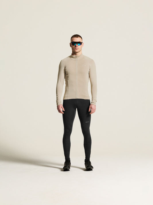 Men's SubZ Cycling LS Jersey 2 - Plaster Men's Tops, T's, and Tanks Craft Sportswear NA