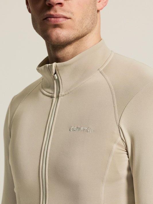 Men's SubZ Cycling LS Jersey 2 - Plaster Men's Tops, T's, and Tanks Craft Sportswear NA