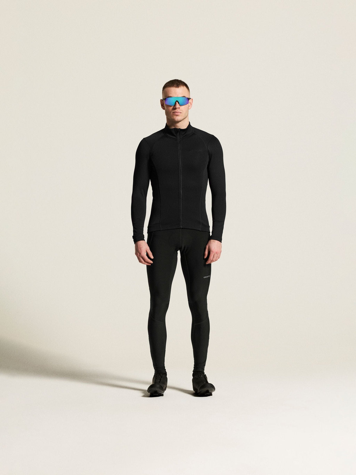 Men's SubZ Cycling LS Jersey 2 - Black Men's Tops, T's, and Tanks Craft Sportswear NA