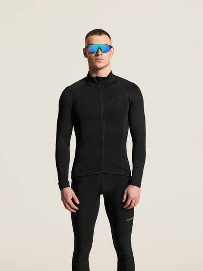 Men's SubZ Cycling LS Jersey 2 - Black Men's Tops, T's, and Tanks Craft Sportswear NA