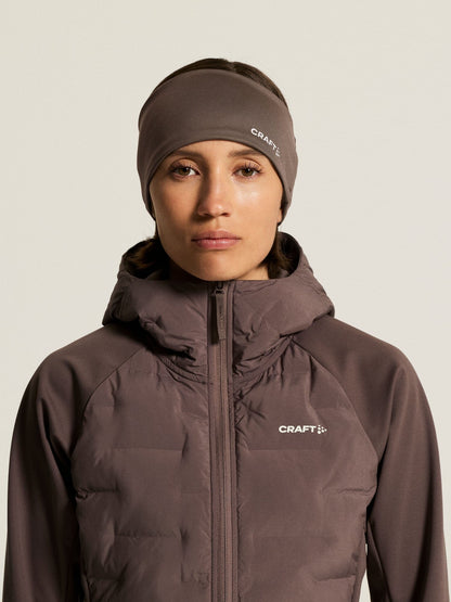 Windblock Fleece Headband 2 - Plum Taupe Craft Sportswear NA