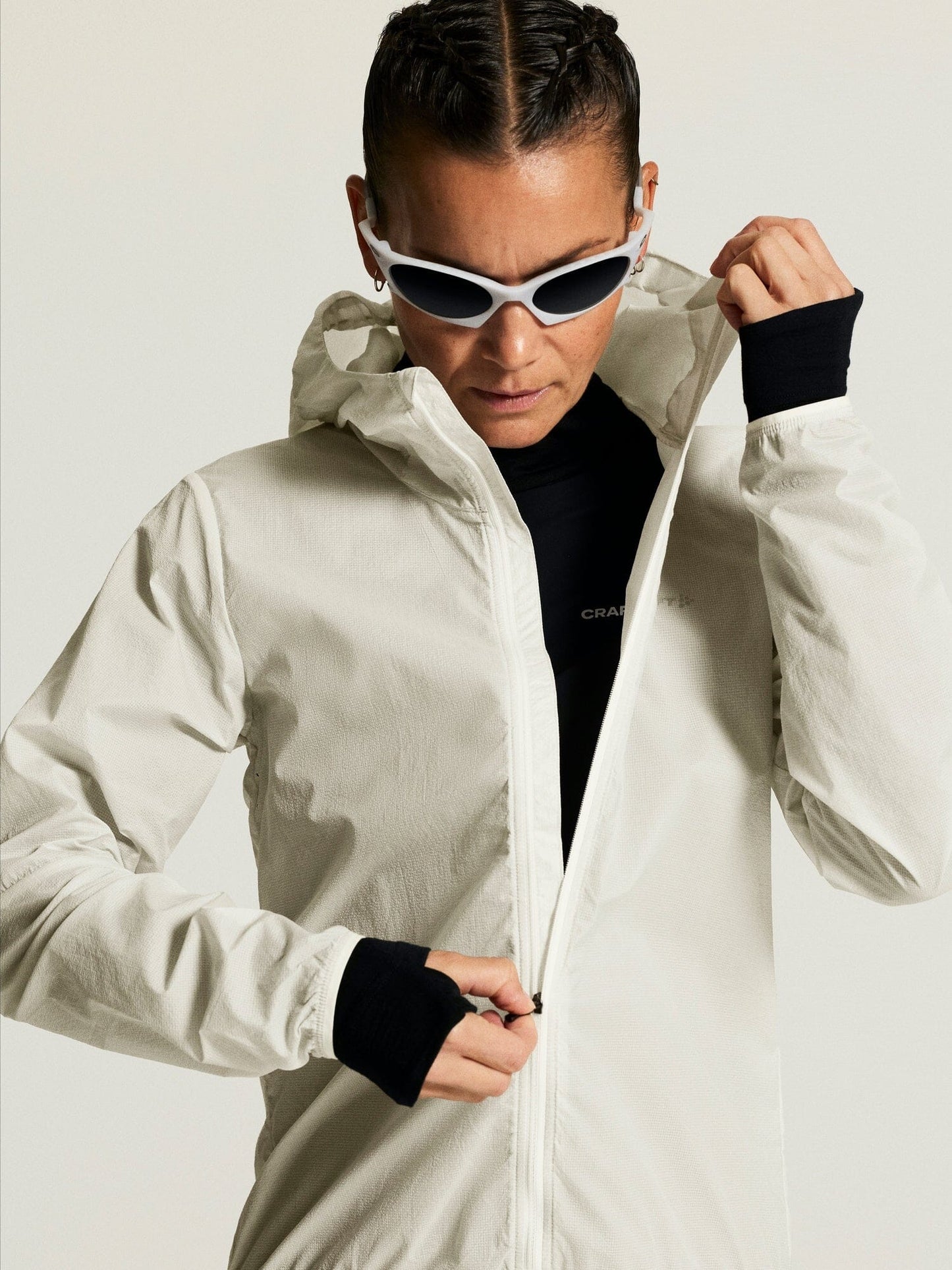Women's Packable Wind Jacket - Tofu Women's Jackets and Vests Craft Sportswear NA