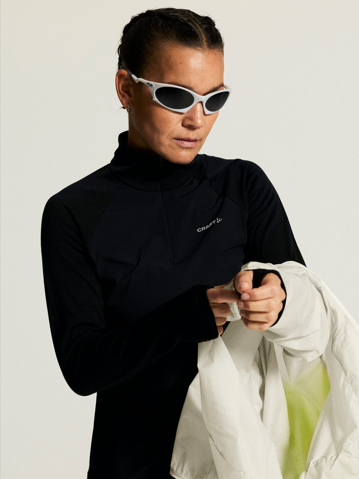 Women's Packable Wind Jacket - Tofu Women's Jackets and Vests Craft Sportswear NA