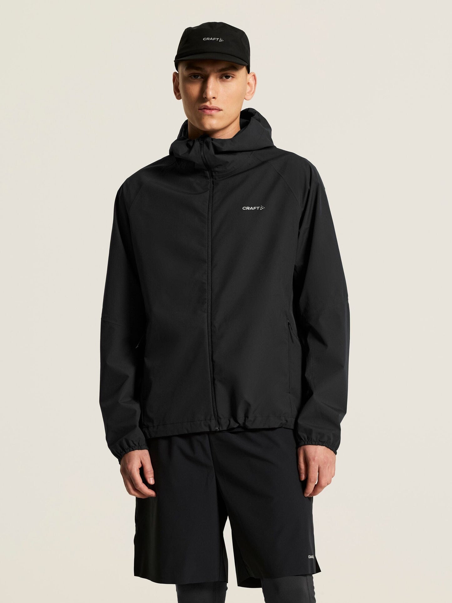 Men's Essence Hydro Jacket 2 - Black Men's Jackets and Vests Craft Sportswear NA
