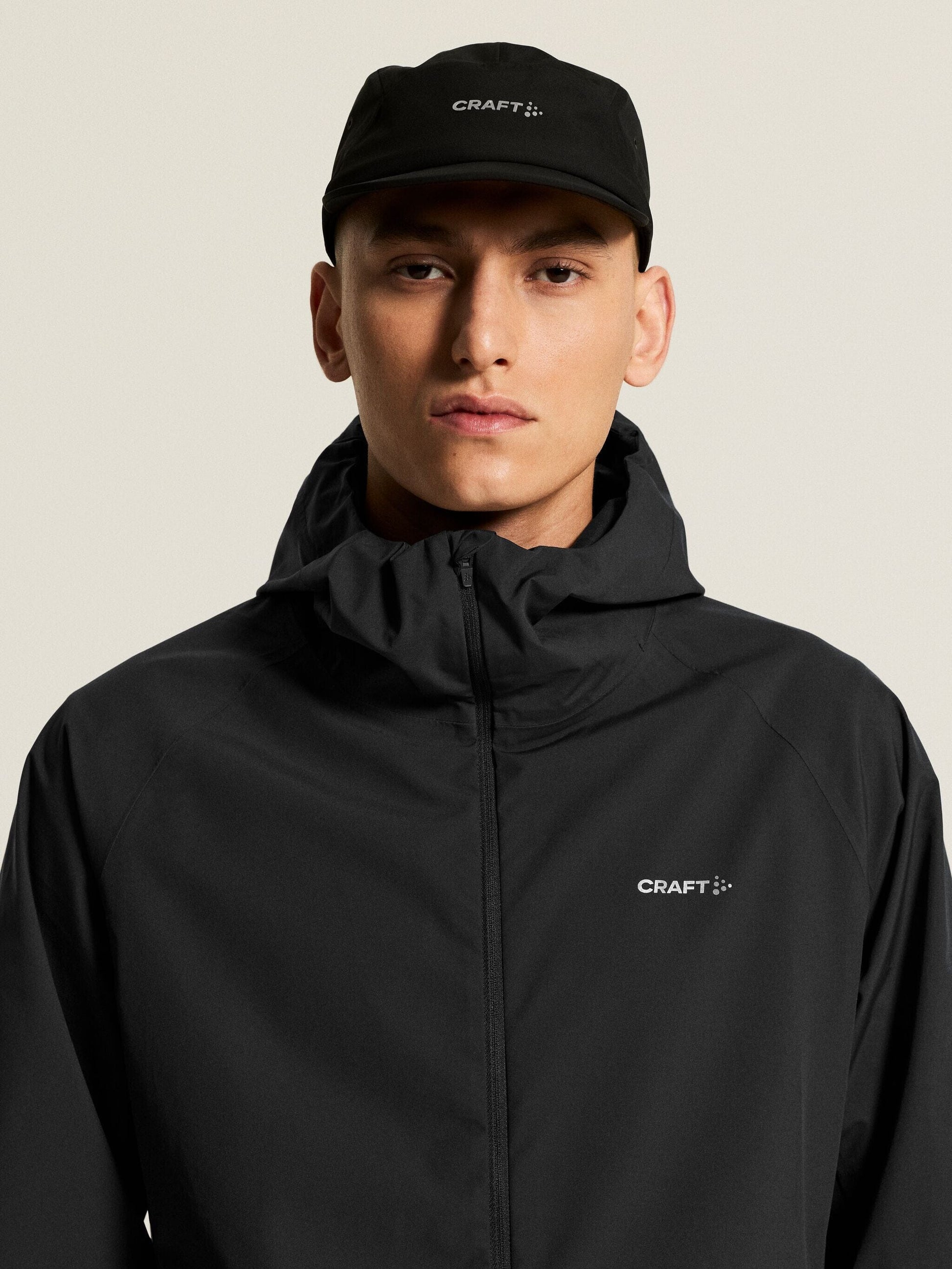 Men's Essence Hydro Jacket 2 - Black Men's Jackets and Vests Craft Sportswear NA