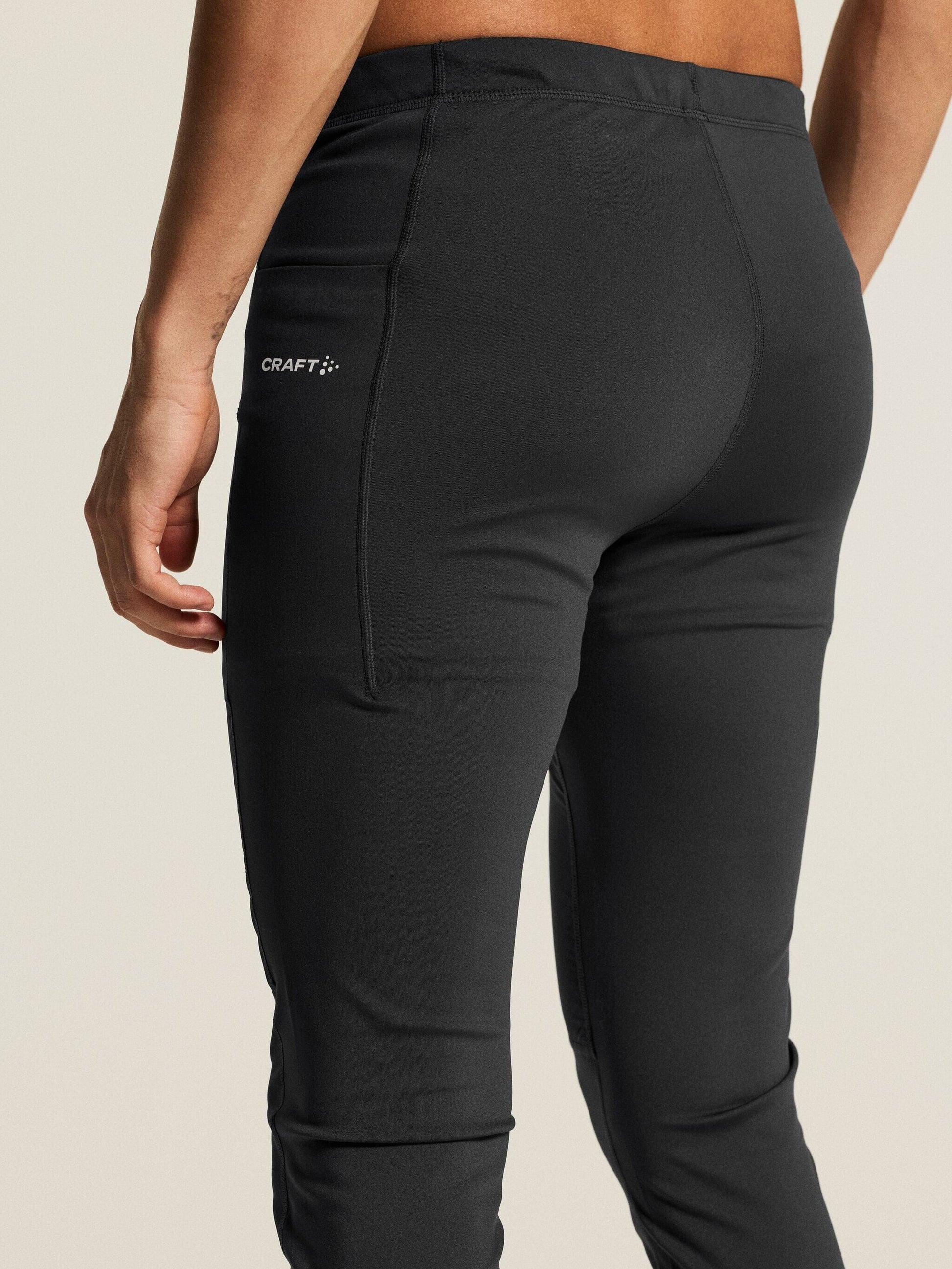 Men's Essence Warm Wind Tights - Black Craft Sportswear NA