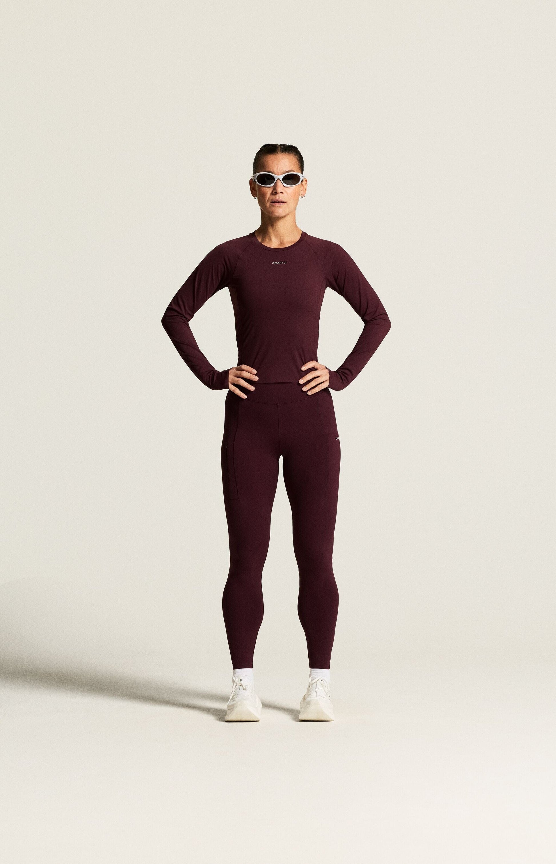 Women's Hypervent Running Tights - DK Fig Craft Sportswear NA