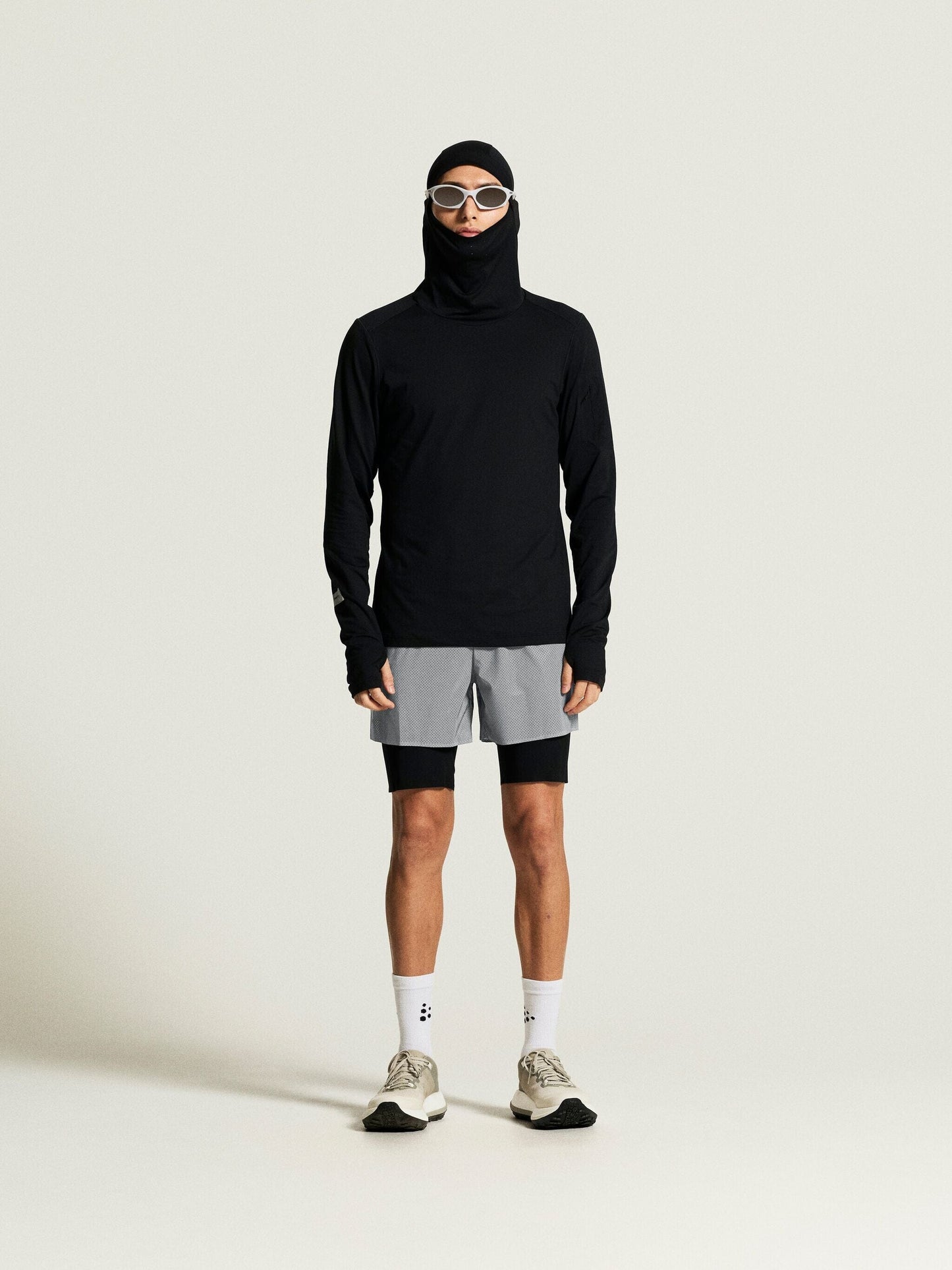 Men's Reflective Shorts - Silver Craft Sportswear NA