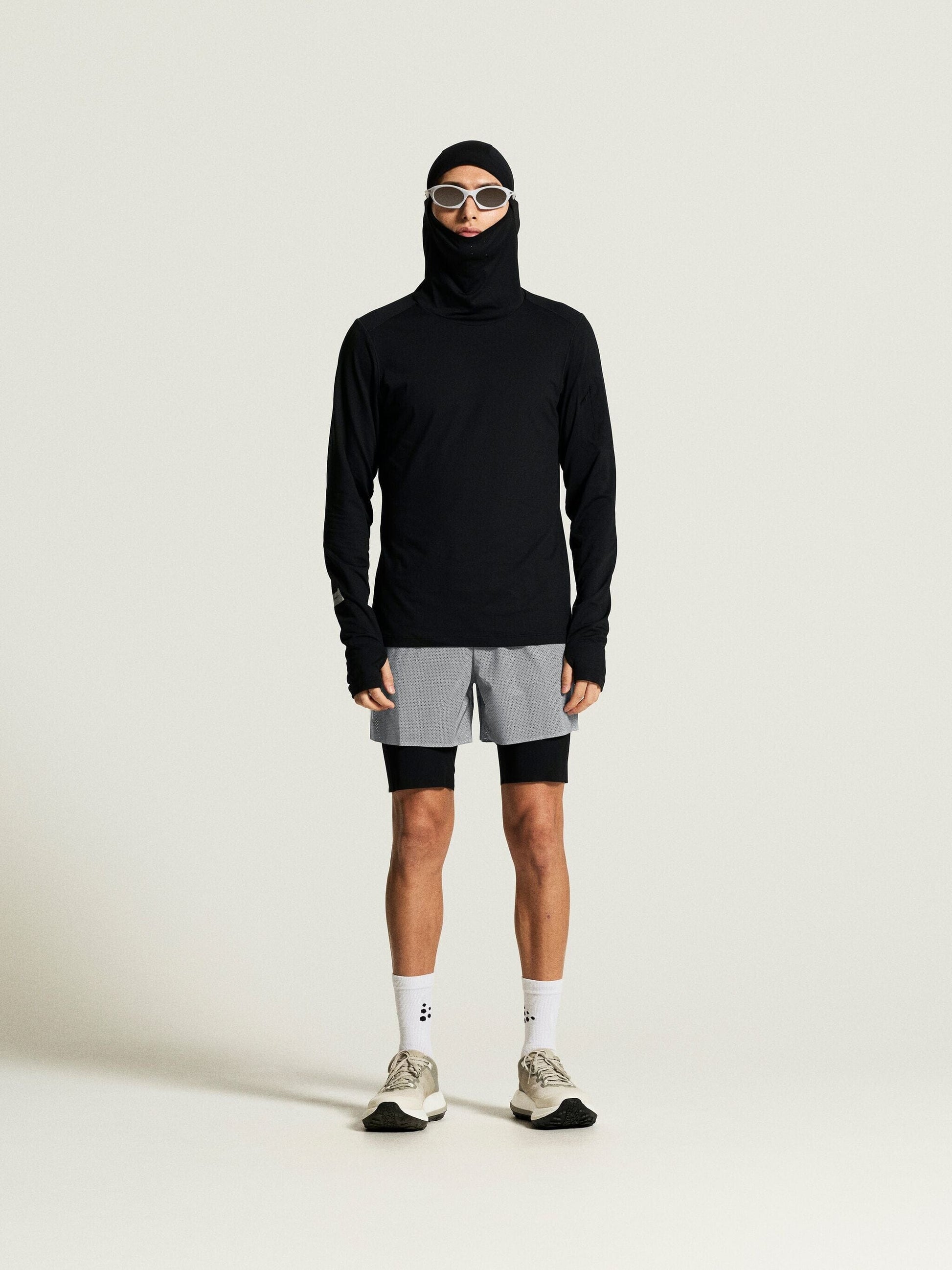 Men's Reflective Shorts - Silver Craft Sportswear NA