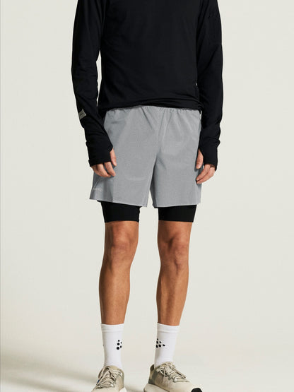 Men's Reflective Shorts - Silver Craft Sportswear NA