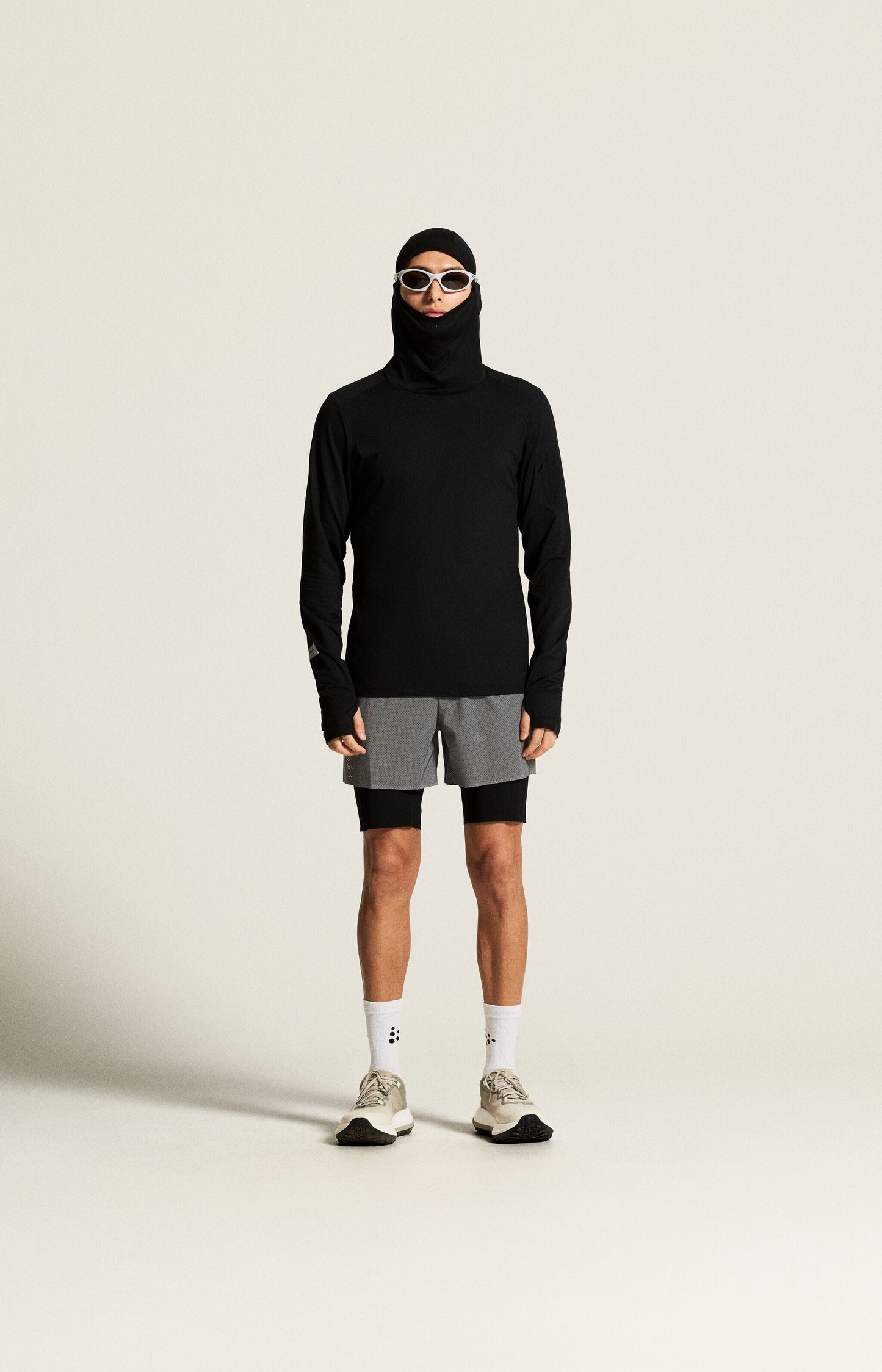 Men's Reflective Shorts - Silver Craft Sportswear NA