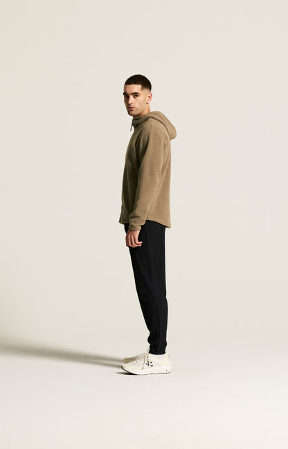Men's Join Pile Fleece FZ Hood - Taupe Men's Midlayers and Hoodies Craft Sportswear NA