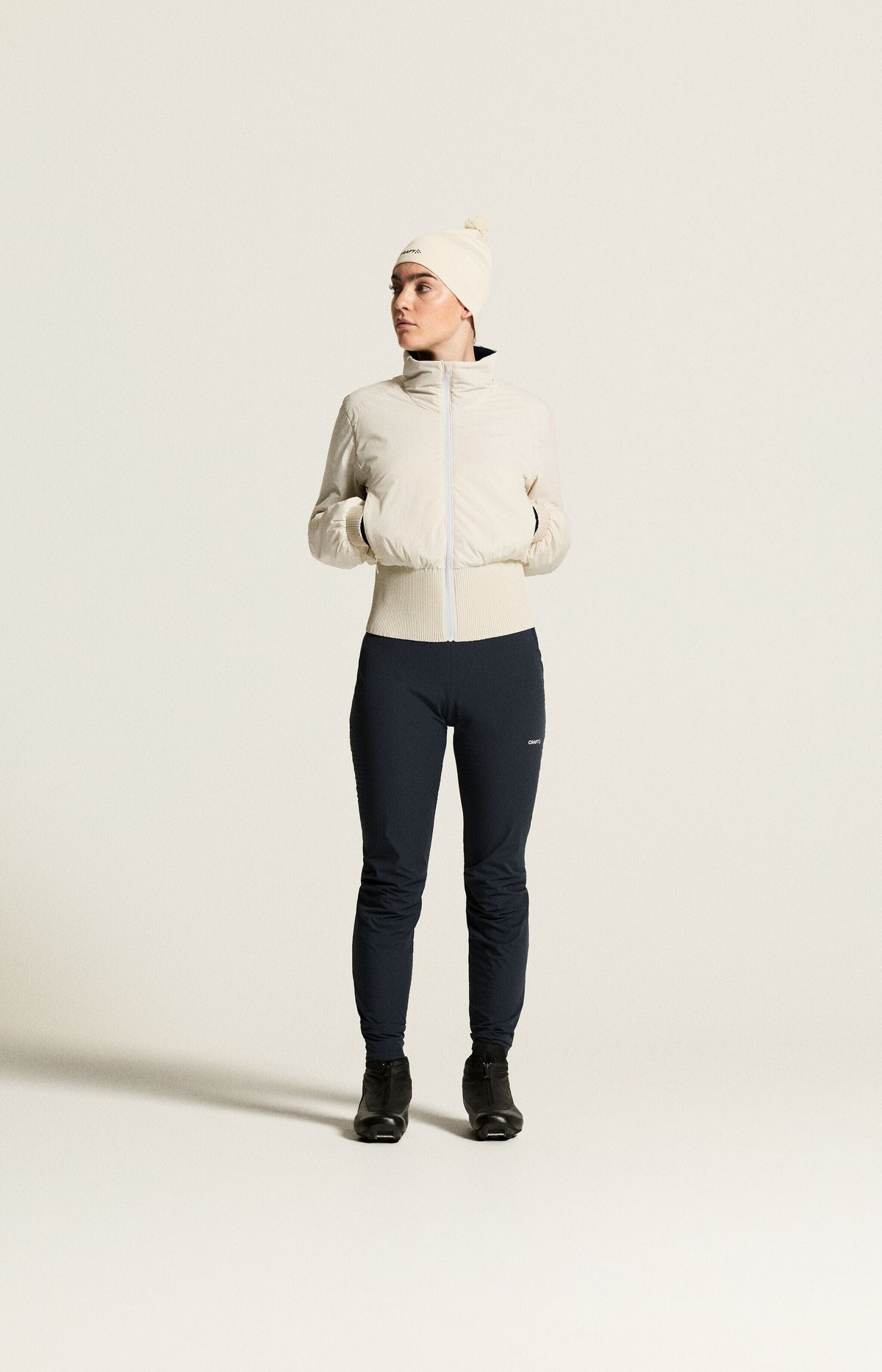 Women's Speed Cropped Jacket - Tofu Women's Jackets and Vests Craft Sportswear NA