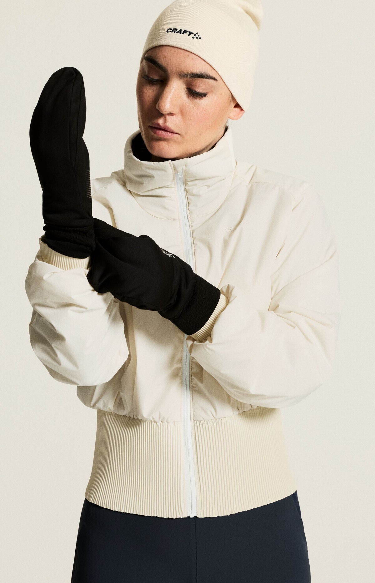 Women's Speed Cropped Jacket - Tofu Women's Jackets and Vests Craft Sportswear NA