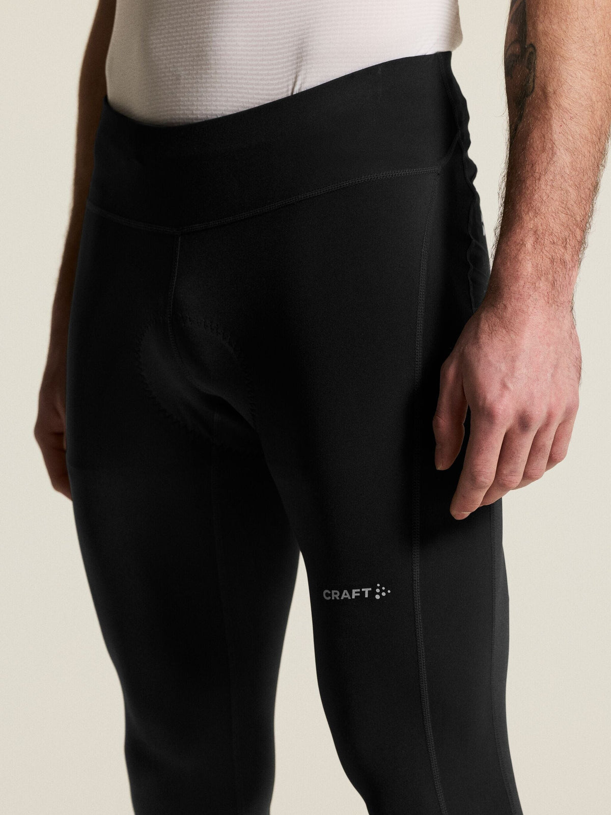 Men's SubZ Cycling Tights C3 - Black Men's Pants and Tights Craft Sportswear NA