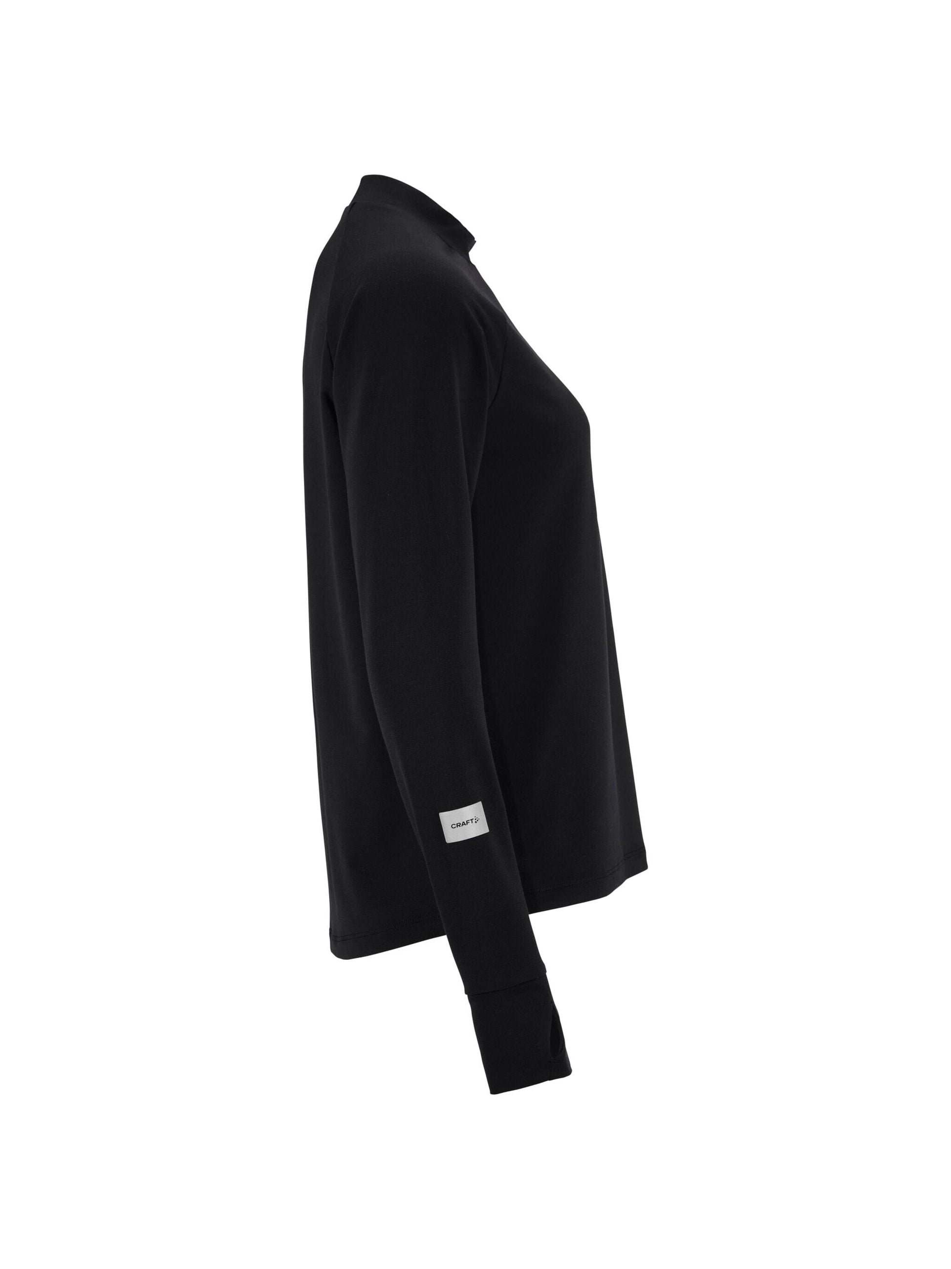 Women's SubZ Zip Jersey - Black Craft Sportswear NA