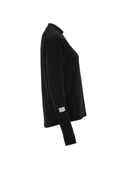 Women's SubZ Zip Jersey - Black Craft Sportswear NA