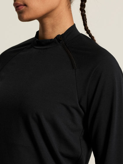 Women's SubZ Zip Jersey - Black Craft Sportswear NA