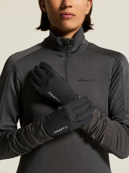 Essence Running Glove - Black Hats/Accessories Craft Sportswear NA