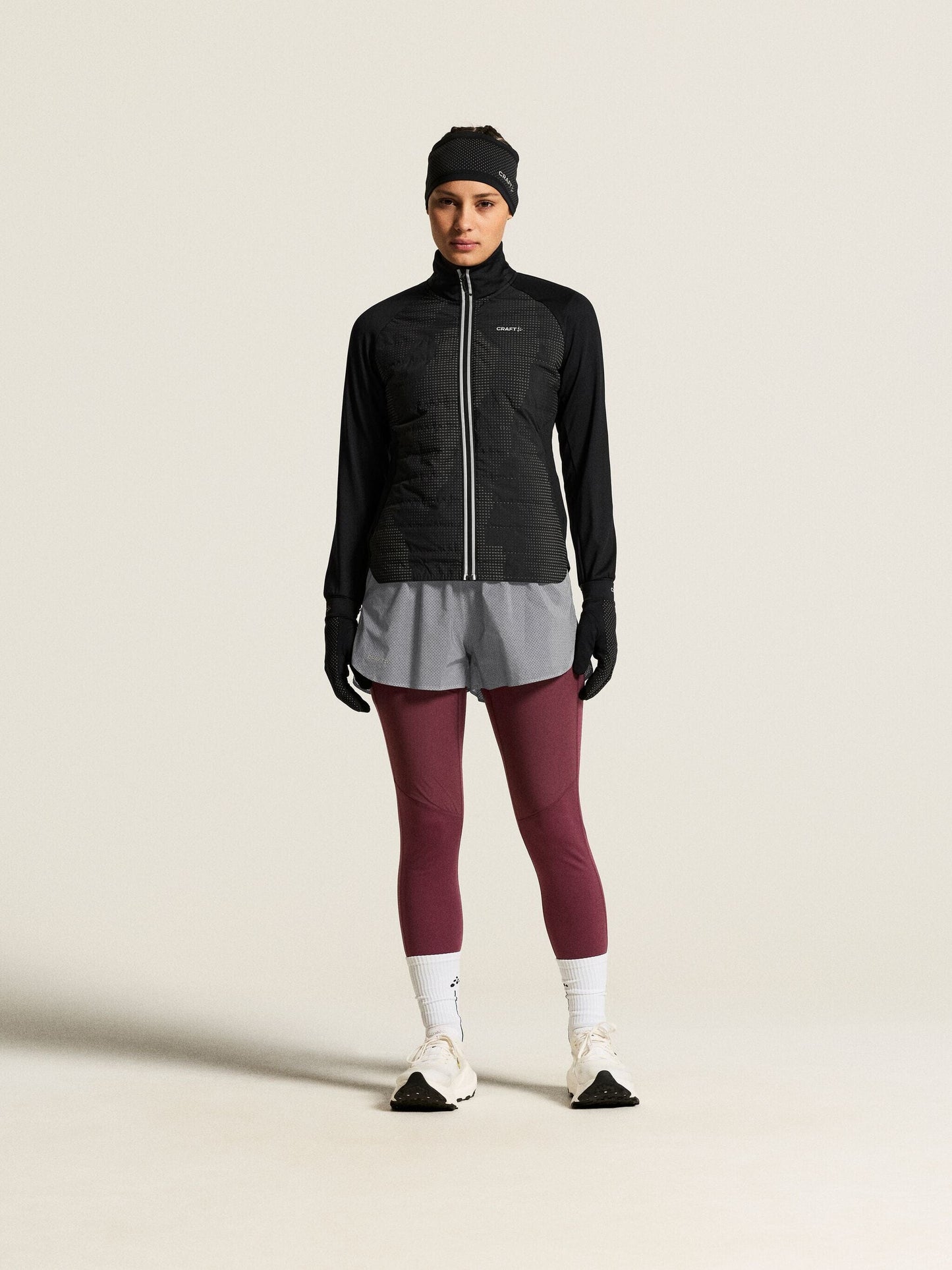Women's SubZ Lumen Jacket - Black/Grey Craft Sportswear NA