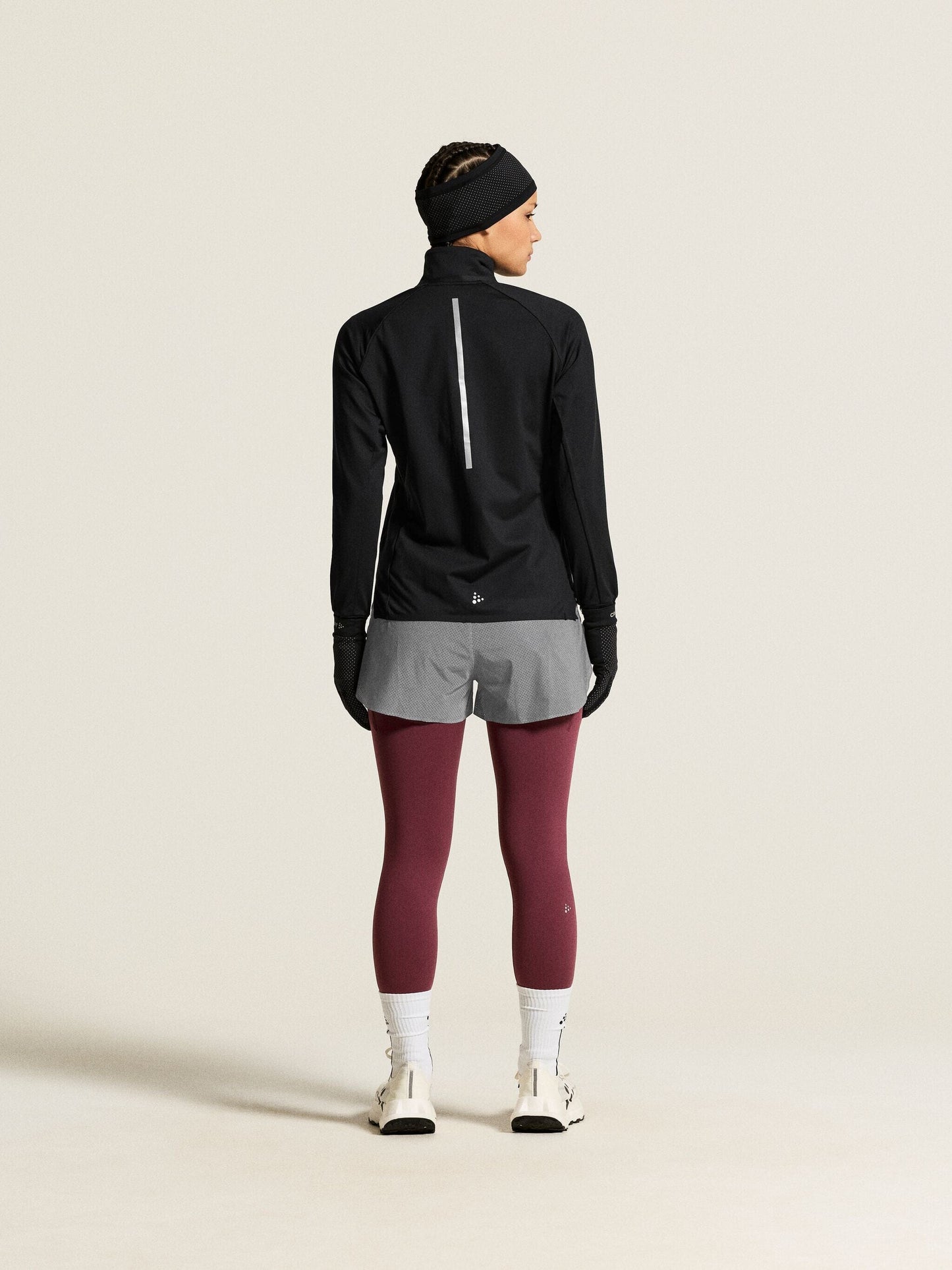 Women's SubZ Lumen Jacket - Black/Grey Craft Sportswear NA