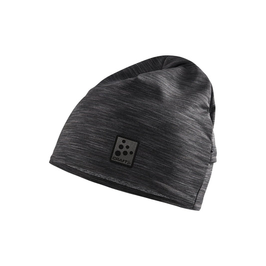 MICROFLEECE PONYTAIL HAT - Black Melange Craft Sportswear NA